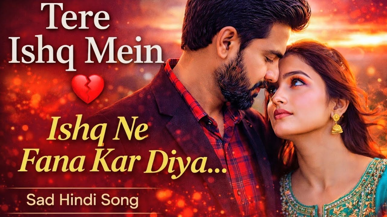 Tere Ishq Mein 💔 | Heart Touching Sad Hindi Song | Ishq Ne Fana Kar Diya