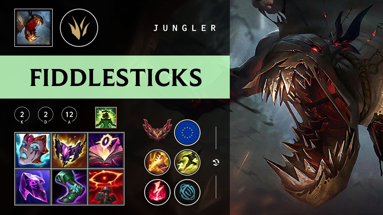 Fiddlesticks Jungle vs Dr. Mundo - EUW Grandmaster Patch 26.04