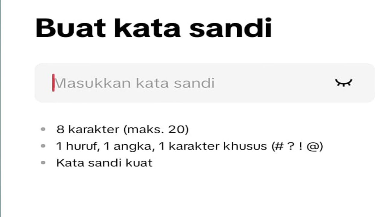 Cara Membuat Kata Sandi 8 Karakter Kombinasi Huruf Angka Dan Tanda Baca