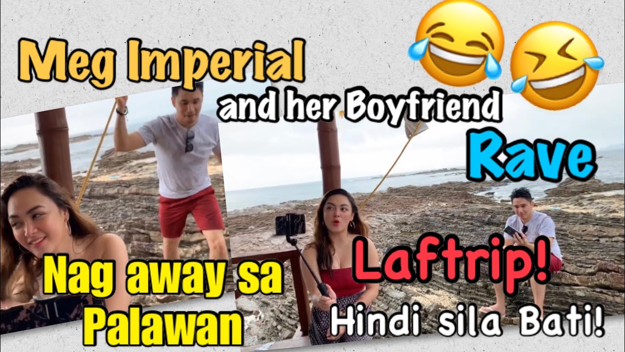 Meg Imperial and Boyfriend Rave nag away sa Palawan