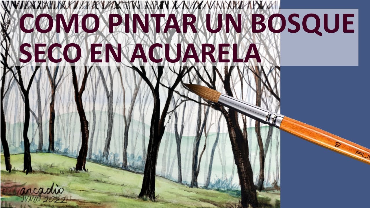 PINTANDO ACUARELA EN EL BOSQUE