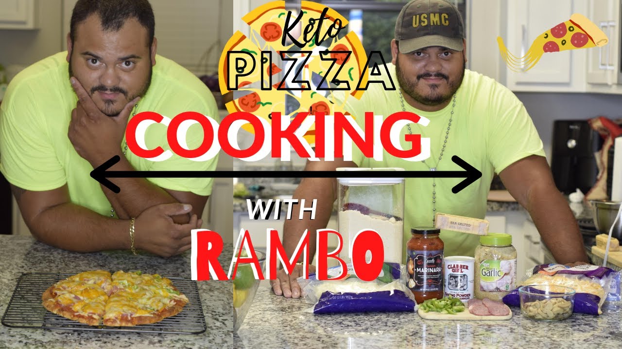 MAKING A KETO PIZZA IN LESS THAN 20 MIN| BEST KETO PIZZA RECIPE| COOKING WITH RAMBO SERIES EPISODE 2