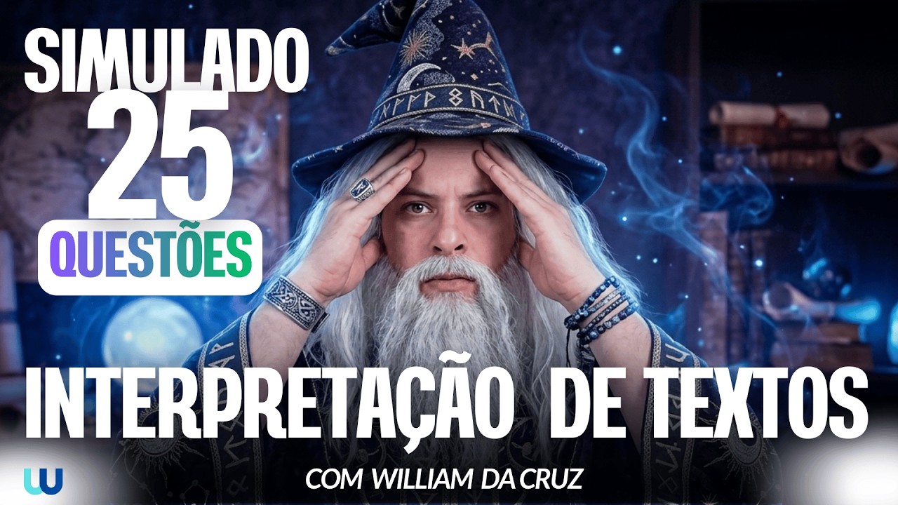 🔥 SIMULADO: 25 QUESTÕES de Interpretação de Texto para Concursos (Treino Completo!) 🔥