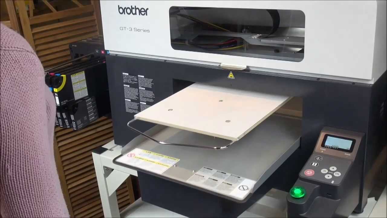 123 Applications | Brother GT-341 : impression sur un tee-shirt blanc