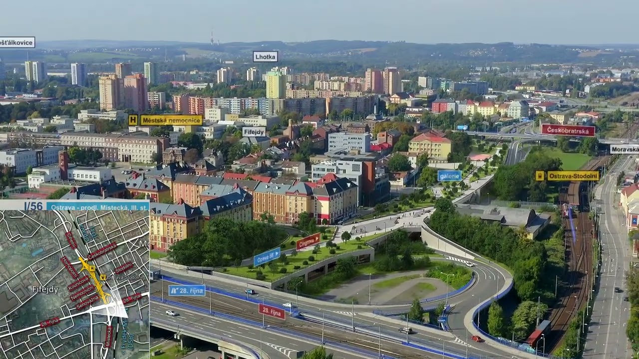ŘSD ČR - Silnice I/56 Ostrava - prodloužená Místecká, III. stavba
