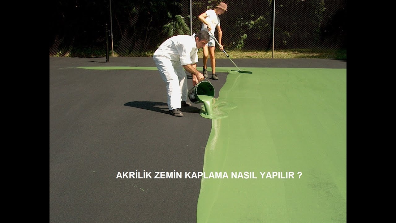 Akrilik Zemin Kaplama - Akrilik Zemin Kaplama Nasıl Yapılır ?