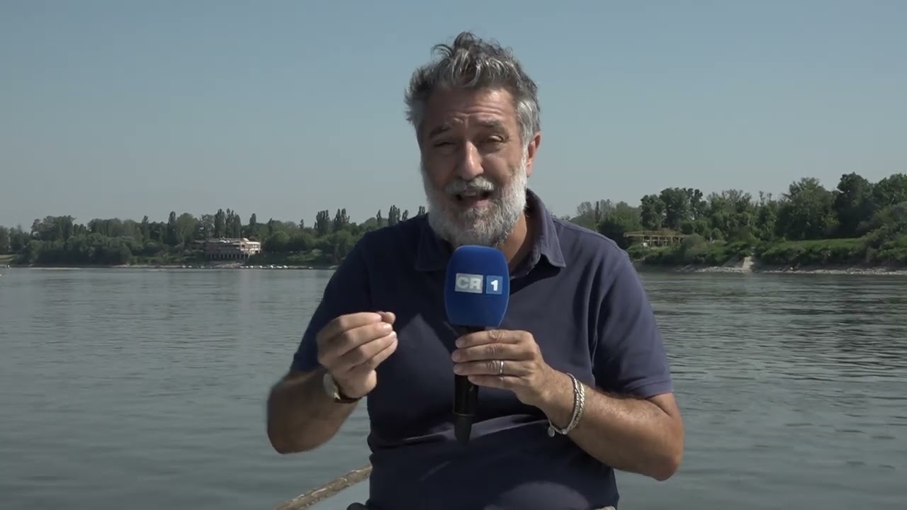 Reportage sul fiume Po in secca