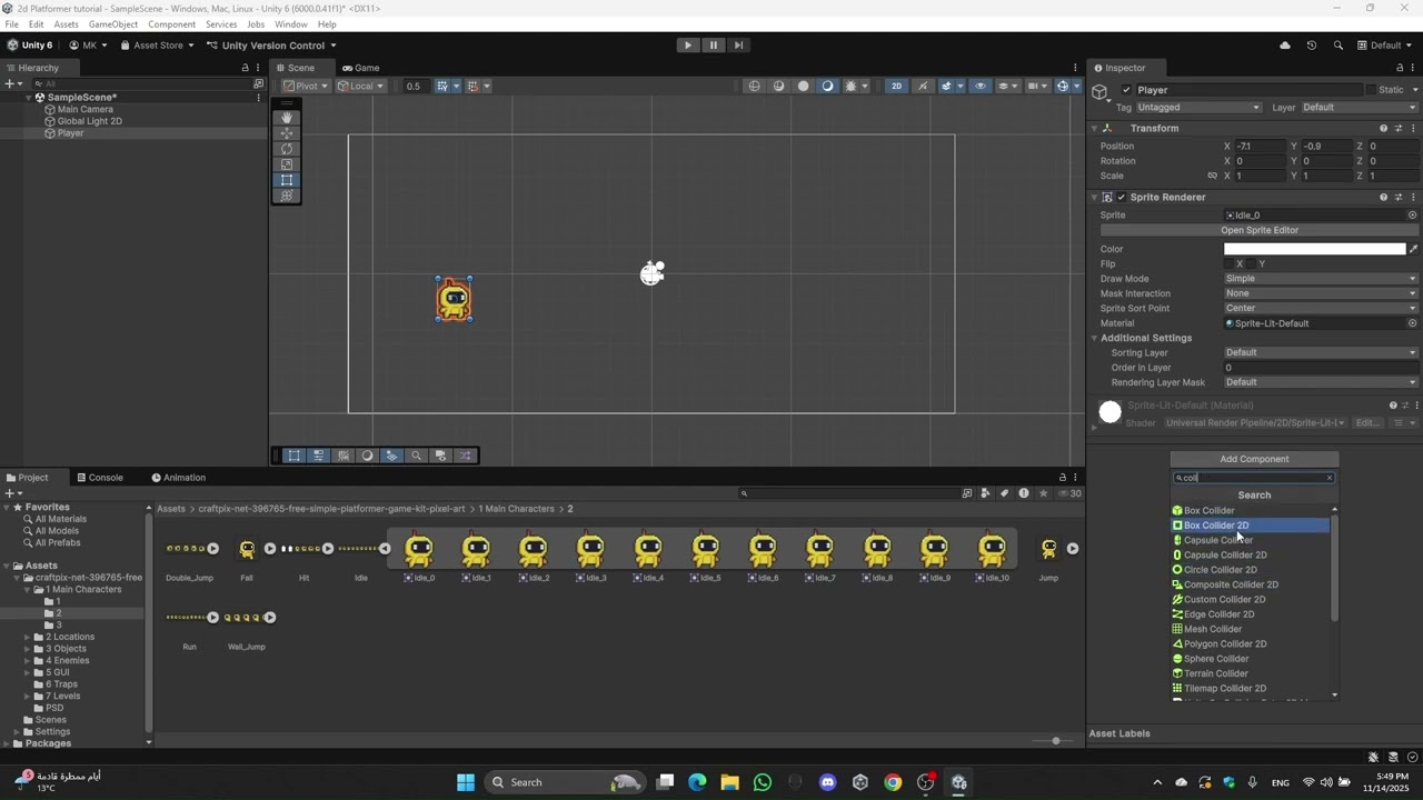 Introduction – 2D Platformer Game in Unity