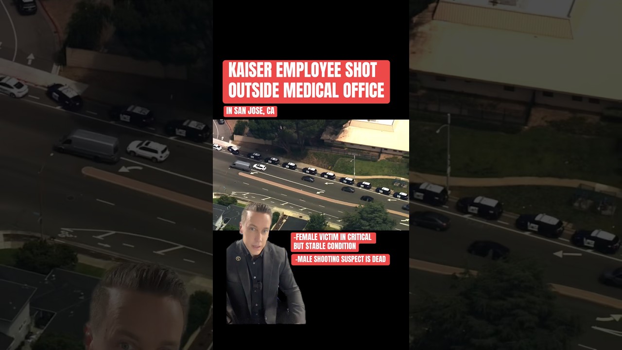 A Kaiser employee is in the hospital after she was shot outside a medical office building.