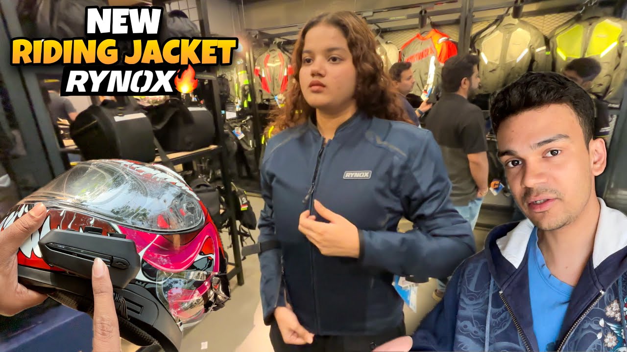 She Bought Her FIRST Riding Jacket! (Gear Shopping) Rynox🔥