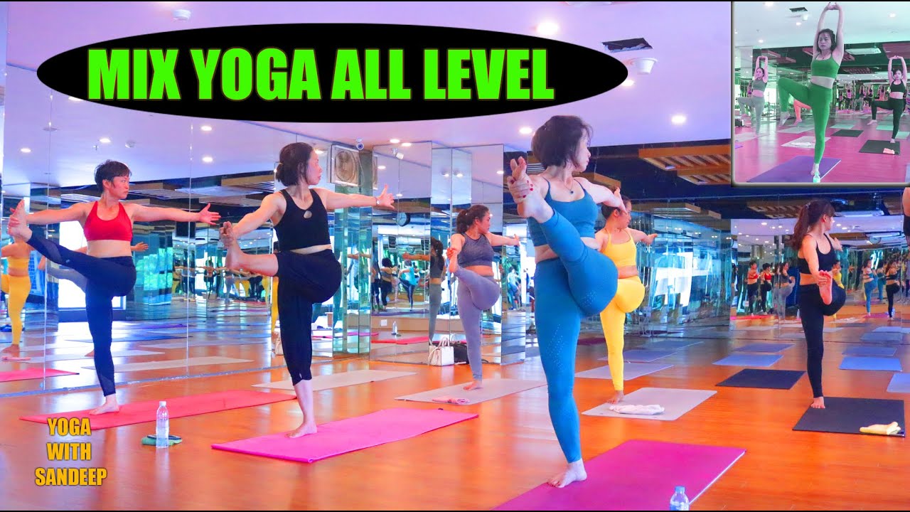 1 Hours Mix Yoga For All Level Part-2  | Yoga With Sandeep | Vietnam