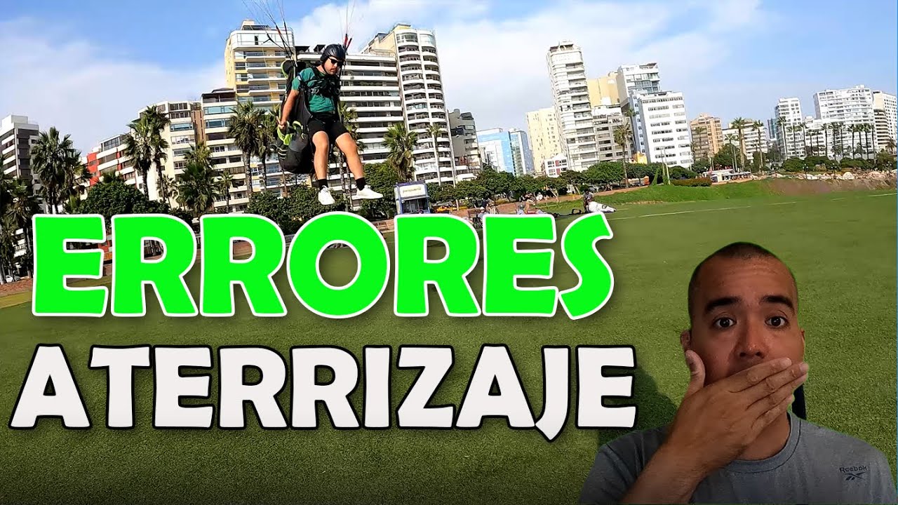 Analizo ERRORES de ATERRIZAJES en parapente en el Parapuerto de Miraflores