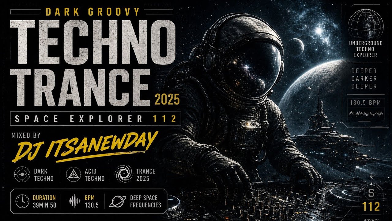 DJ ITSANEWDAY - Dark Techno DJ Set 2025 | Space Explorer