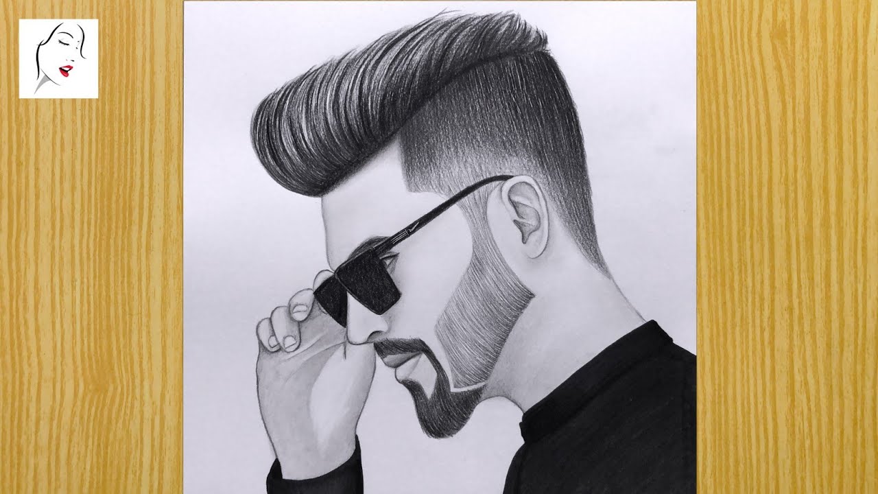 How to Draw a Boy With Glasses For Beginners | Realistic Boy Pencil Sketching | The Crazy Sketcher