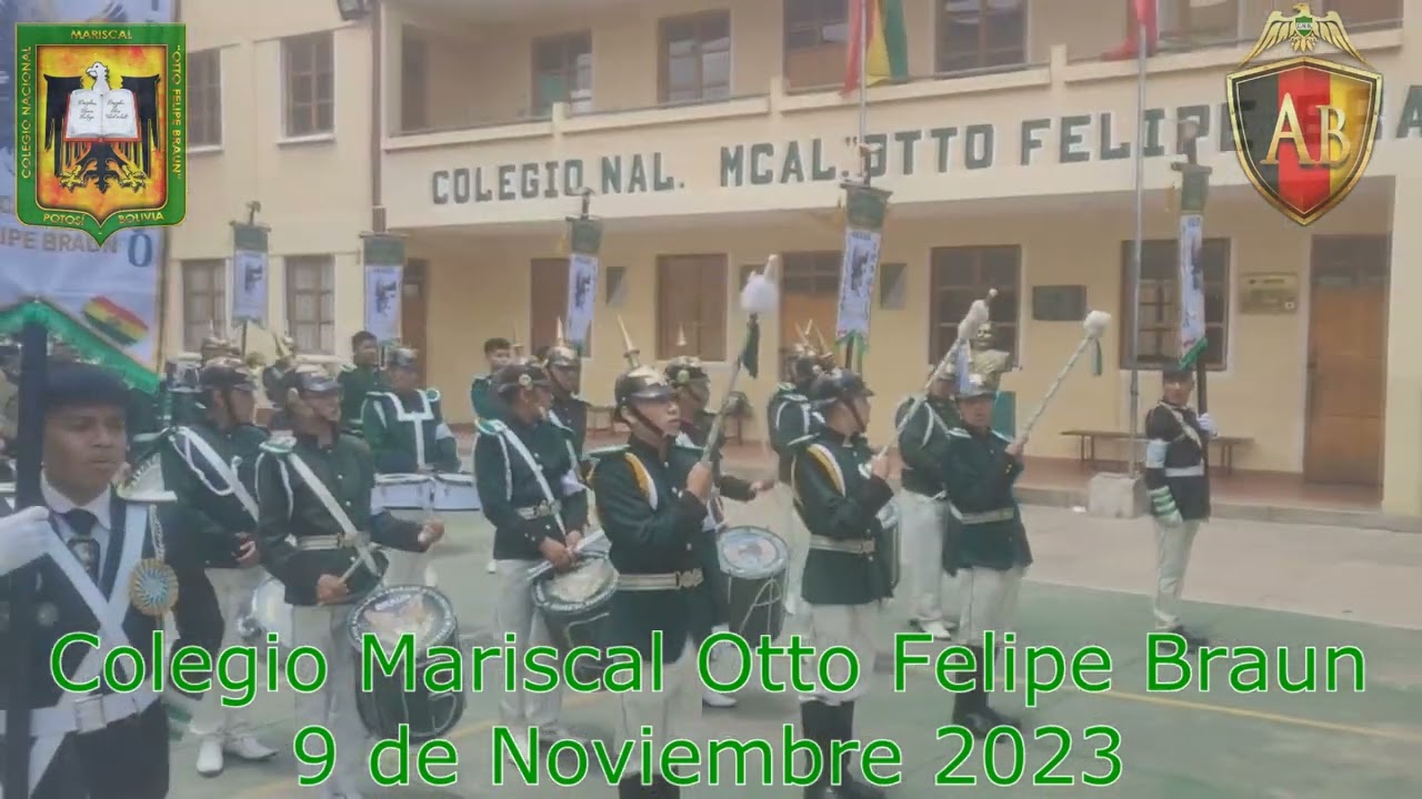 Colegio Mariscal Otto Felipe Braun 9 de Noviembre 2023   Aniversario de Potosí