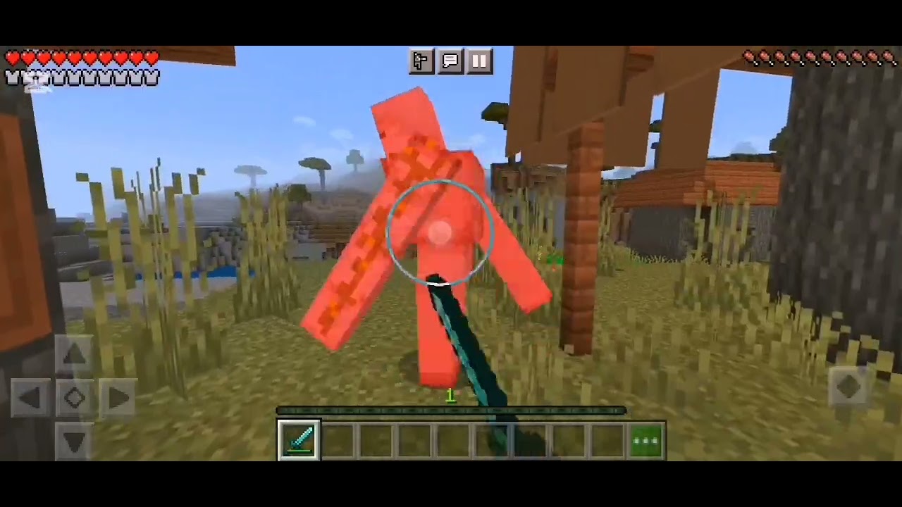 Minecraft trying to live for 24 hours with new armor 😎😎