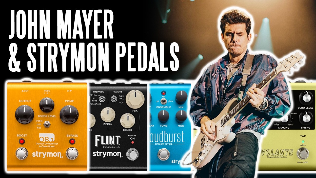 Every Strymon Pedal John Mayer Has Used - OB.1 Compressor, Flint, Volante, & More!