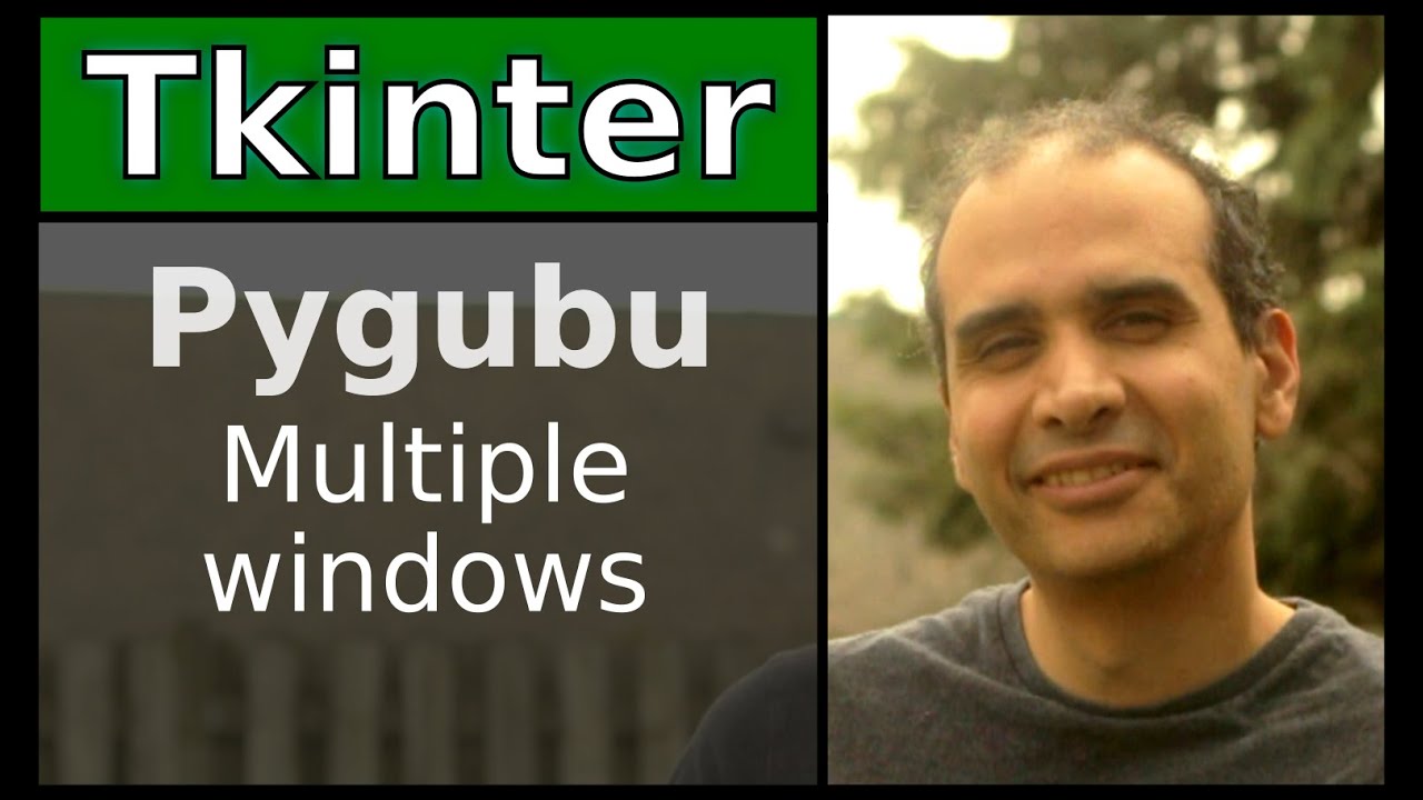 Tkinter - Pygubu Designer - Multiple windows