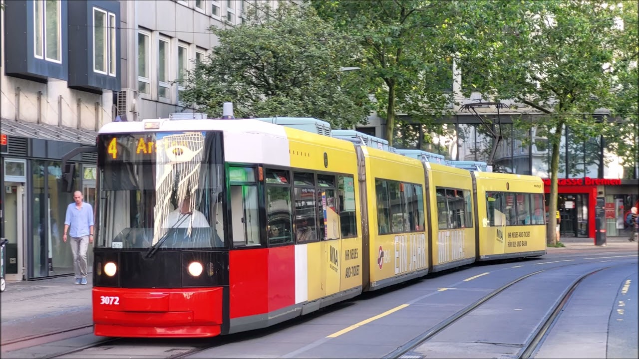 Soundaufnahme vom Typ GT8N-0 Wagen 3072 (Adtranz)