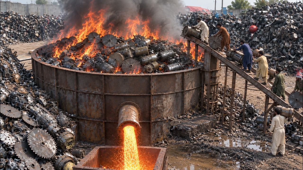 Inside a Giant Steel Factory: How Red-Hot Steel Rods Are Mass-Produced | Incredible Process!
