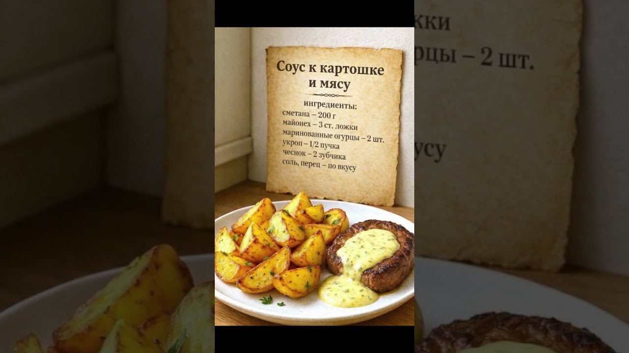 Соус к картошке и мясу #новыйрецепт #рецепт