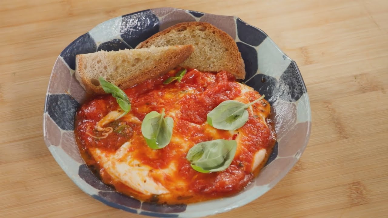 Provola alla pizzaiola | Cucina al mercato con Ruben #roma #market