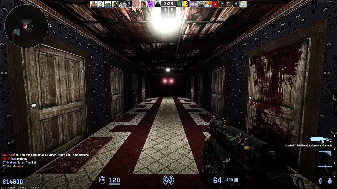 CS2 Zombie Escape: ze_haunted_lab_escape_p