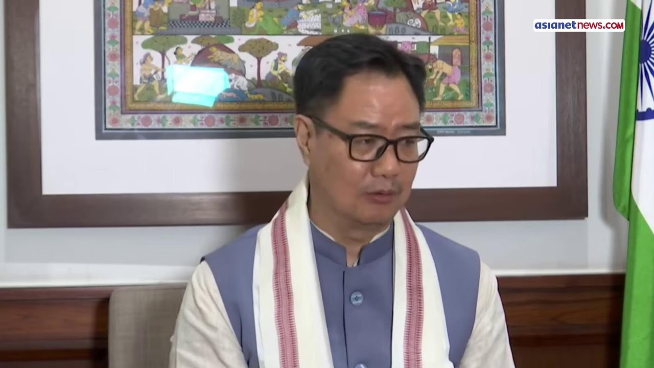 LIVE 🔴 Kiren Rijiju&rsquo;s Statement on Parliament Protest | Slams Opposition