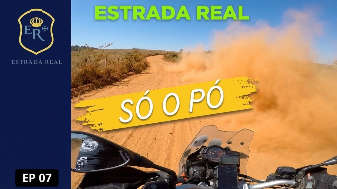 ESTRADA REAL - Caminho VELHO de Moto - Ep. 07 de  São Brás do Suaçui à Prados- as TRILHAS continuam