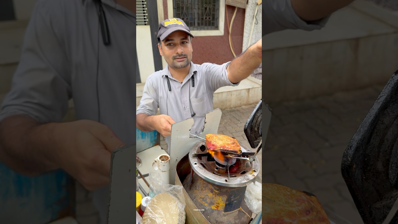 Mumbai Men Selling Door To Door Sandwich On Cycle | Indian Street Food | #shorts #ytshorts #Short