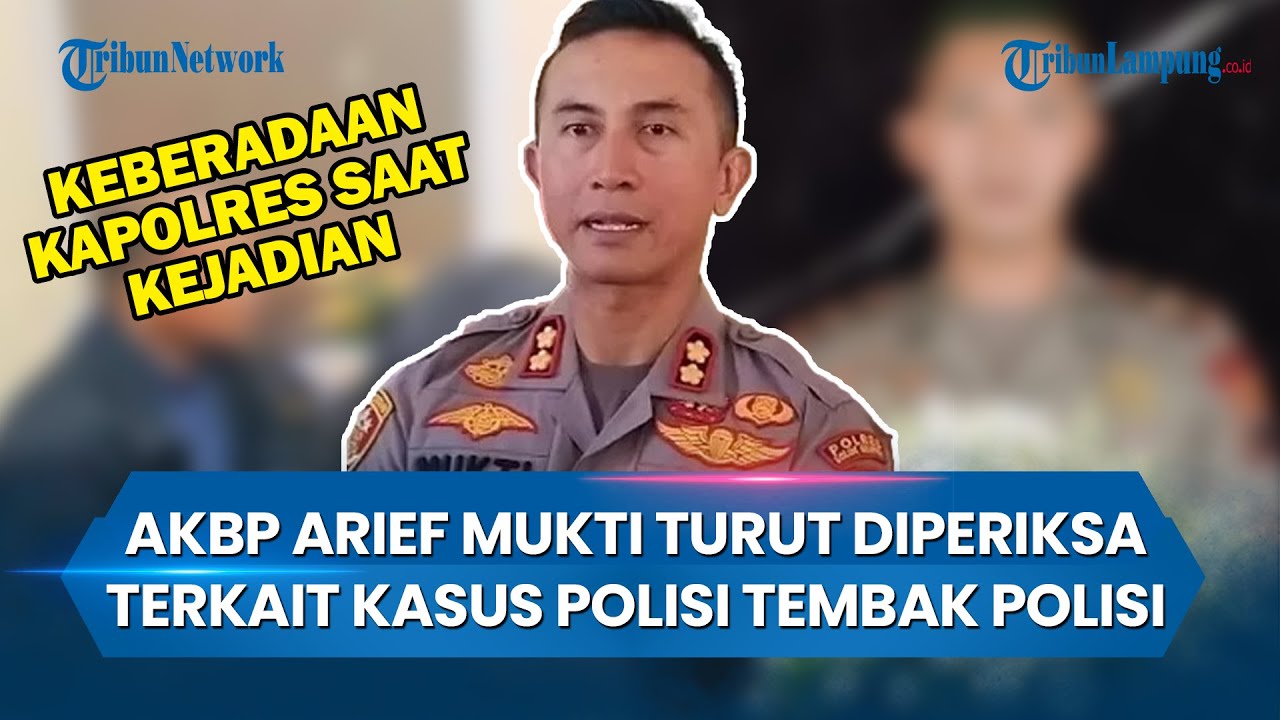 Sosok AKBP Arief Mukti, Turut Diperiksa Terkait AKP Ulil Ditembak AKP Dadang