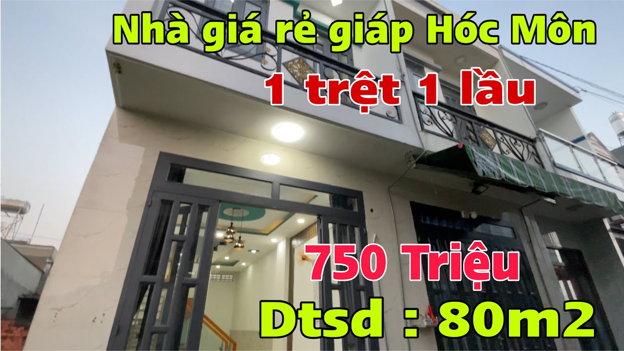 Nhà giá rẻ Mỹ Hạnh , chủ nợ dí bán gấp ,nhà 1 trệt 1 lầu Dt 4x10 , 750 Triệu 