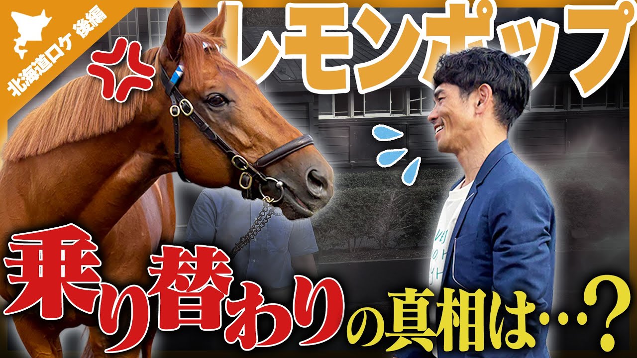 種牡馬になっても話題の名馬に会うためダーレージャパンさんを訪問！人馬の“お出迎え”に戸崎圭太も冷や汗!?