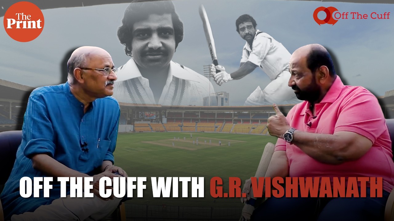 Indian cricket legend G.R. Vishwanath turns 77:Watch #ThePrintOTC at Bengaluru’s Chinnaswamy stadium