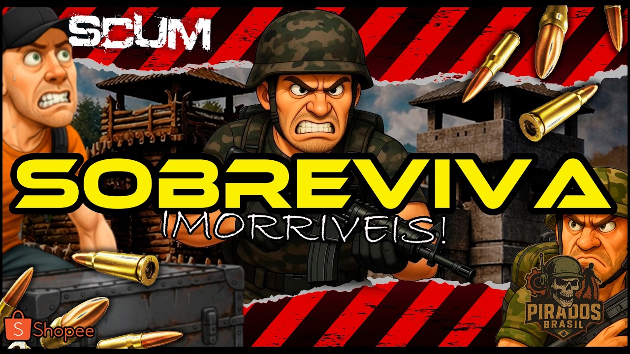 VAMOS EM BUSCA DE PODER NESTA MUNDO PIRADO| DLC ON LOJA !SKIN#scum  #gameplay #pvp #dlc