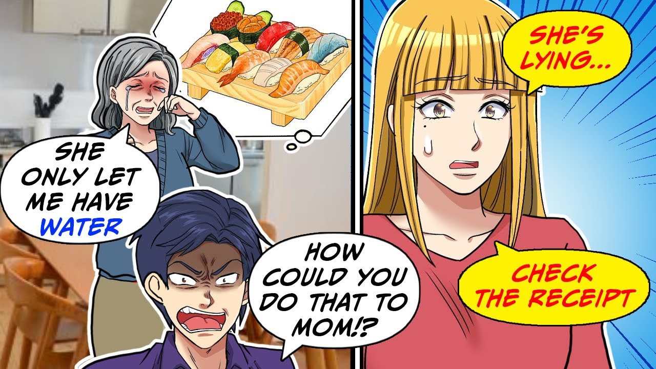 My mother-in-law lied saying I only let her drink water at a sushi restaurant...