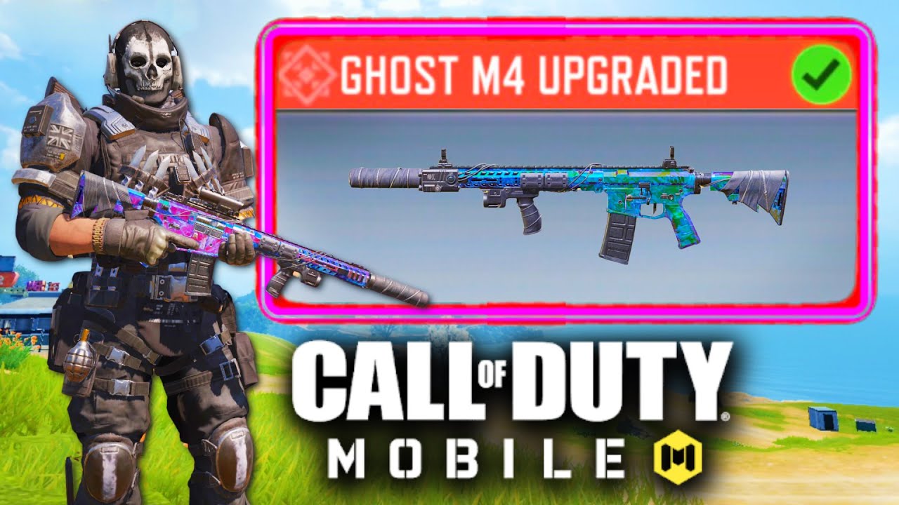 I UPGRADED THE LEGENDARY GHOST M4 😍 (COD MOBILE)