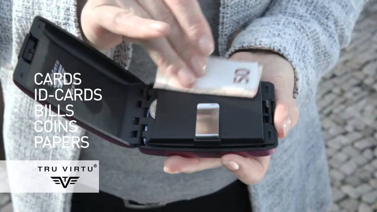 TruVirtu - кошелек с зашитой от RFID сканирования