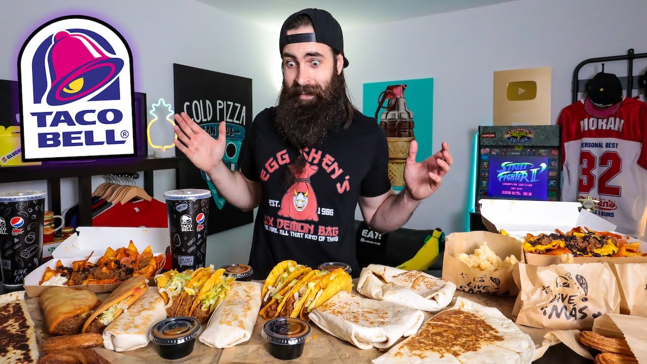 ONE MAN VS THE TACO BELL CRAVINGS PARTY BUNDLE | BeardMeatsFood