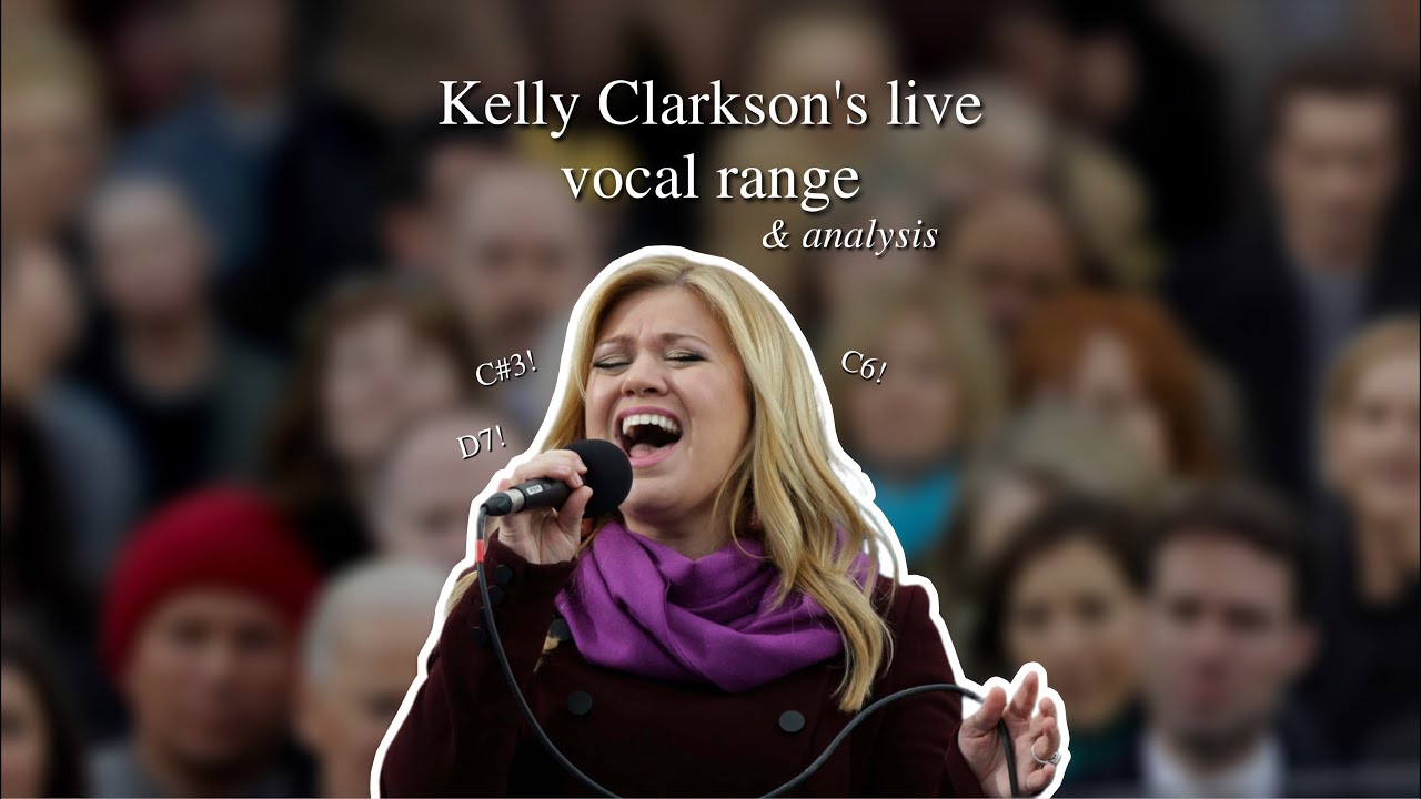 KELLY CLARKSON - Live Vocal Range & Analysis (C#3 - C6 - D7)