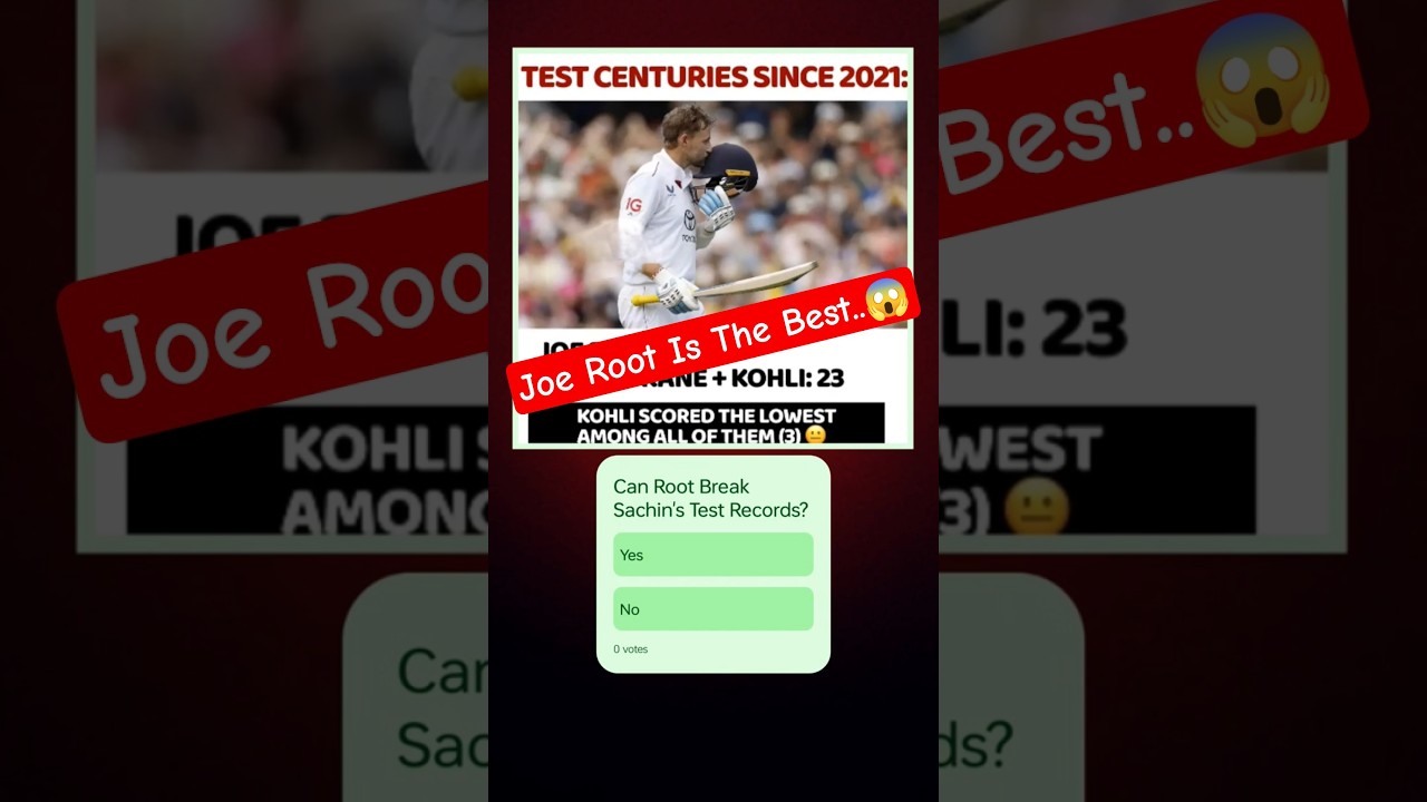Joe Root Is The Best Test Batter In Fab Four 