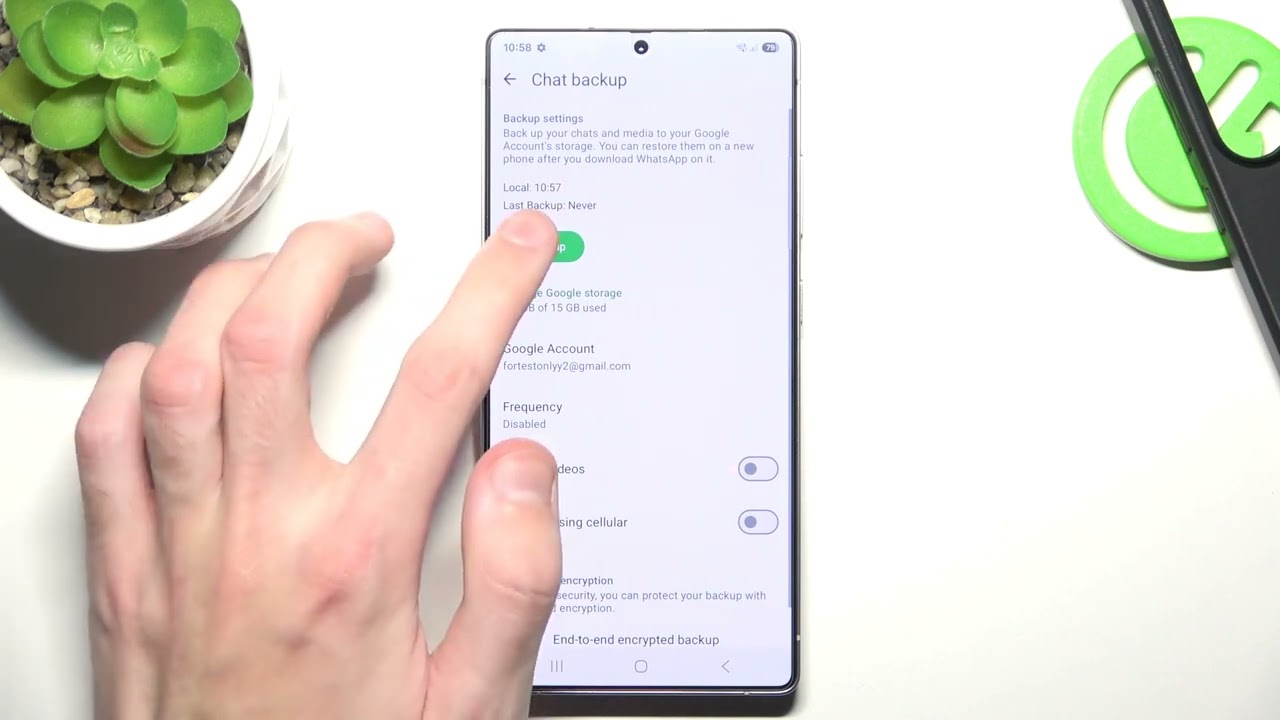 SAMSUNG Galaxy S25 Ultra &ndash; WhatsApp 백업 방법