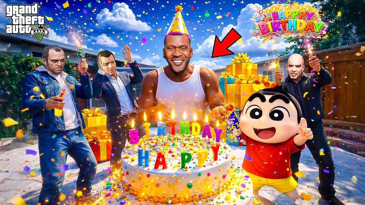 Finally It’s Franklin’s Birthday 🎁 | GTA 5 Telugu | Dhanu Dino