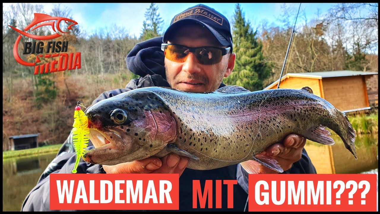 Kann Waldemar auch mit Gummi? Am Forellensee unterwegs mit dem Profi