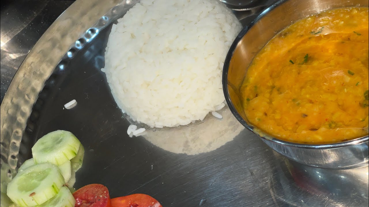 All time comfort food  daal chaawal 🍛 