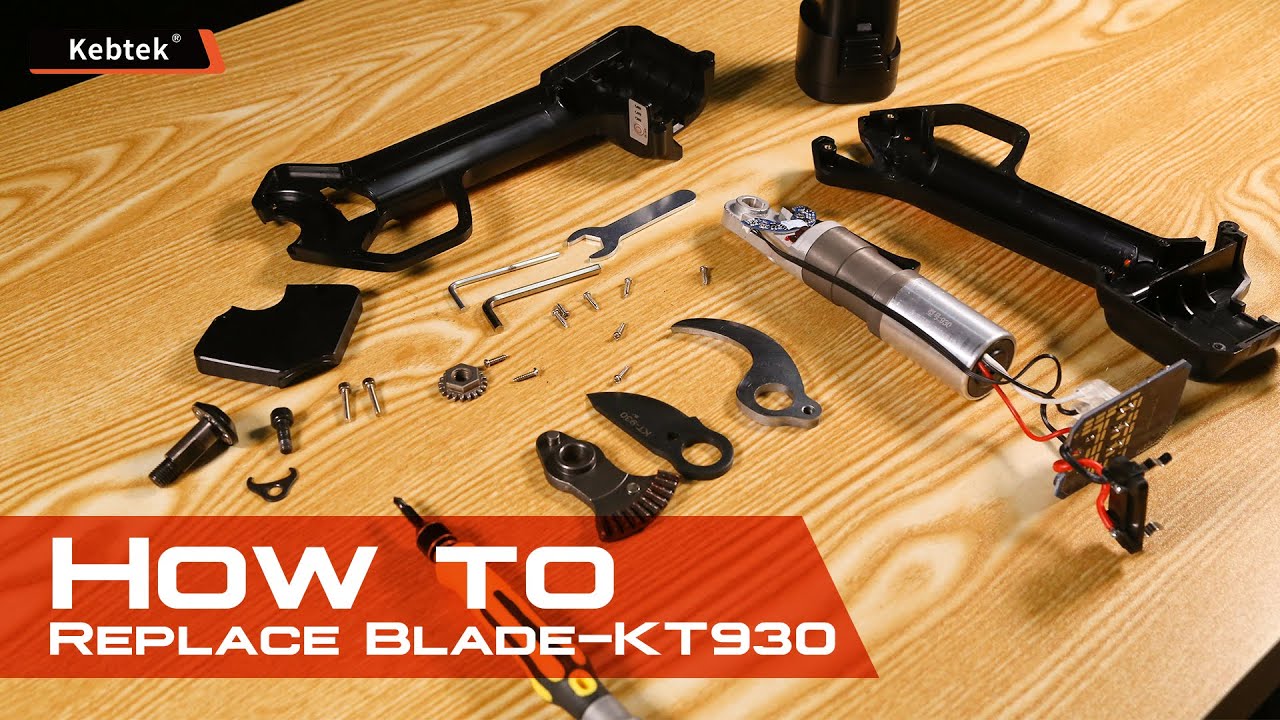 How to Replace Two Blade- Kebtek Electric Pruning Shear KT-930