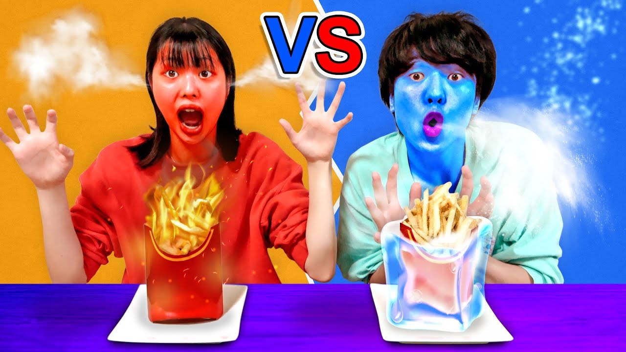 兄妹で&ldquo;熱い食べ物VS冷たい食べ物&rdquo;早食いしたら過酷すぎた24時間
