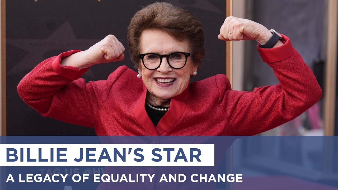 Billie Jean King Makes History on Hollywood Walk of Fame | AD1Z