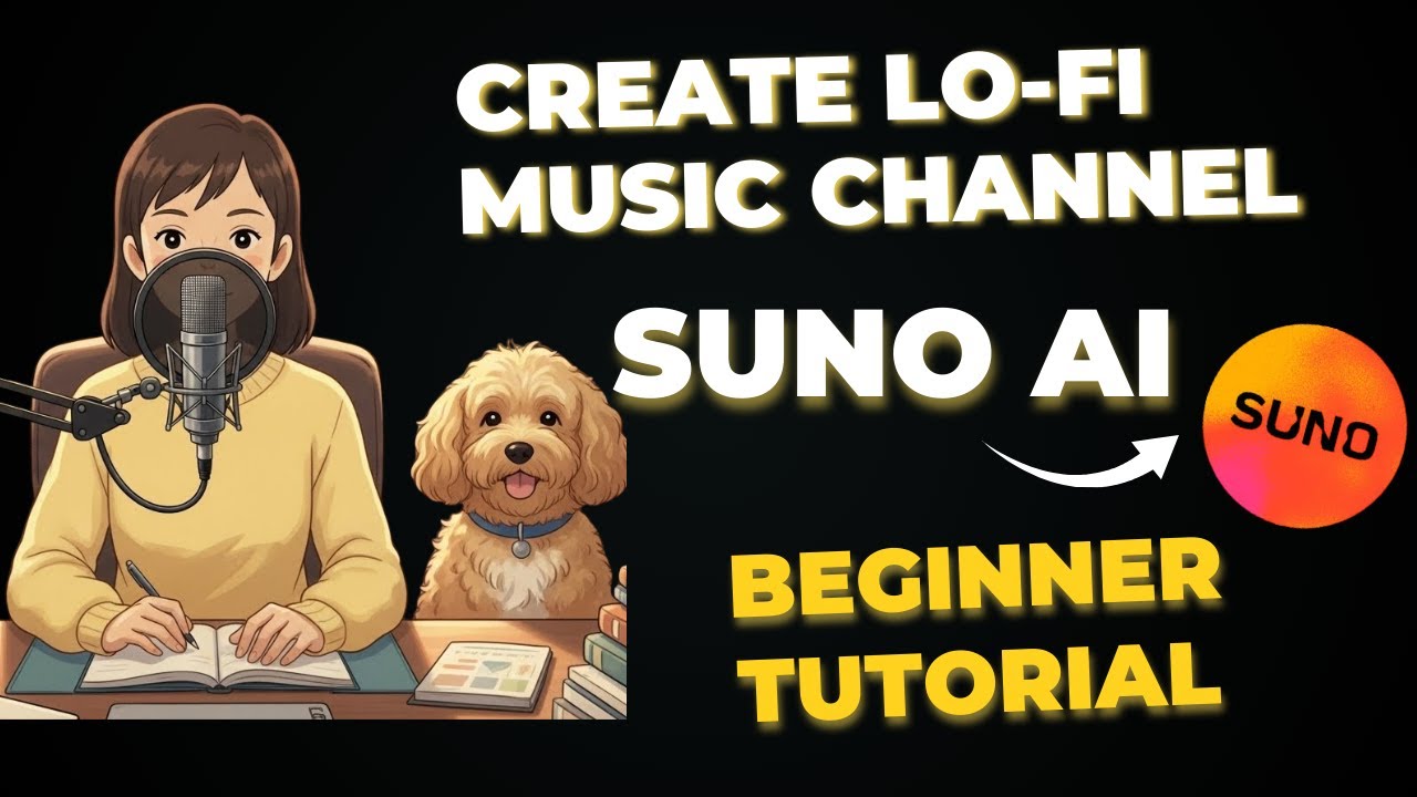 How to Create Lo-Fi Music Videos with Suno AI (Suno Tutorial for Beginners) | Built By One