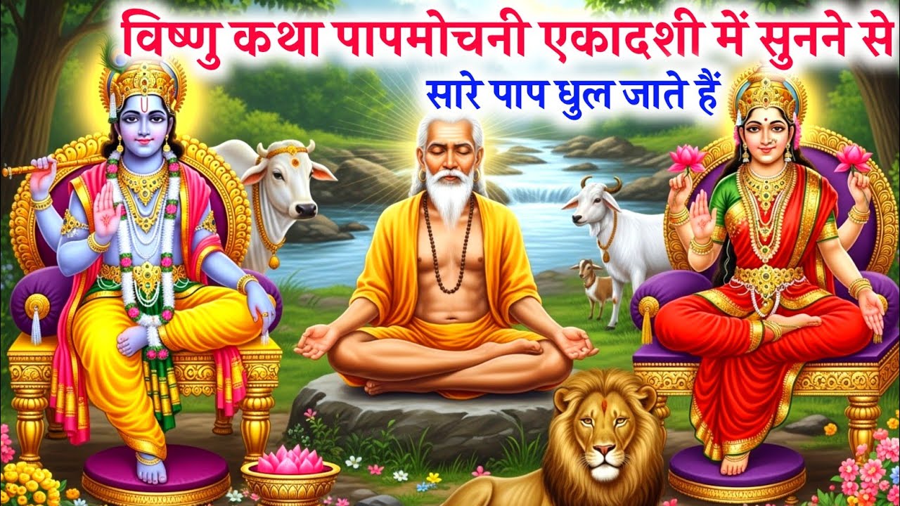 पापमोचनी एकादशी के दिन विष्णु कथा सुनने से सारे पाप नष्ट हो जाते हैं | Vishnu Katha | #bhakti #katha
